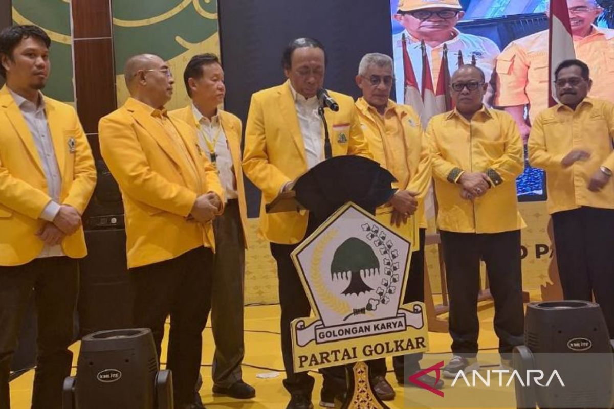 Arus Abdul Karim terpilih aklamasi sebagai Ketua Golkar Sulteng