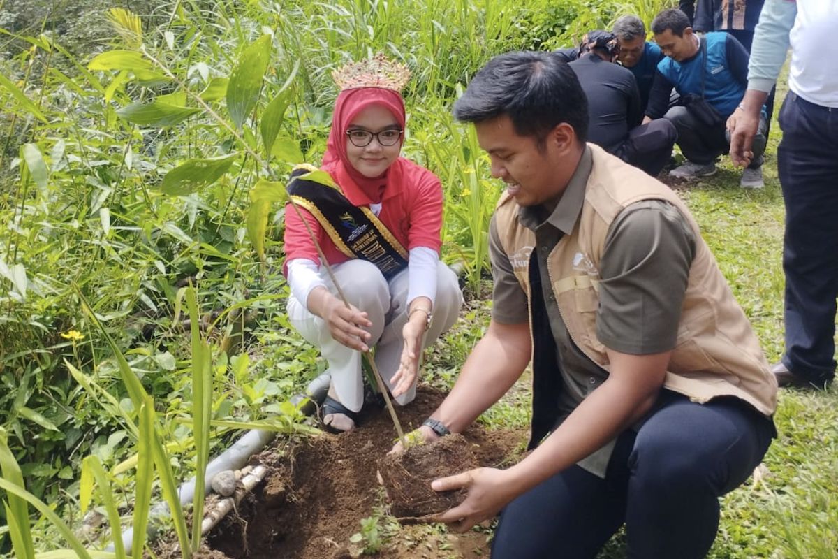 PTPN I tanam 2.000 pohon di kaki Gunung Salak