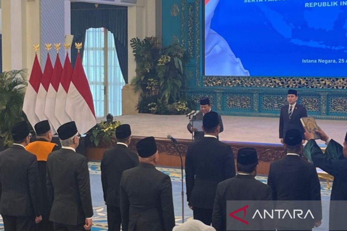 President Prabowo inaugurates 8 Indonesian ambassadors
