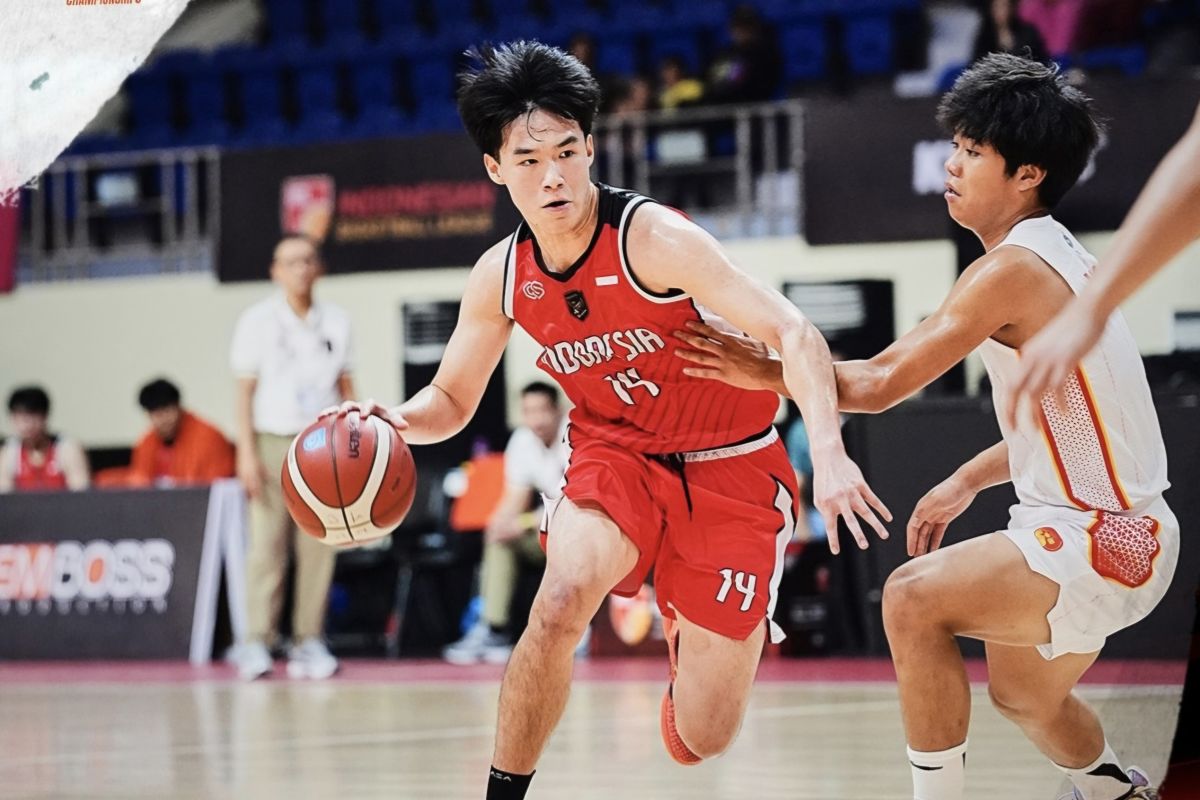 Timnas putra Indonesia kalah dari China di ASBC 2025