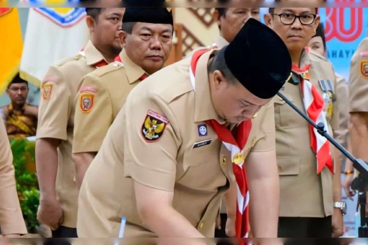 Bupati Lamandau dukung pengembangan Gerakan Pramuka