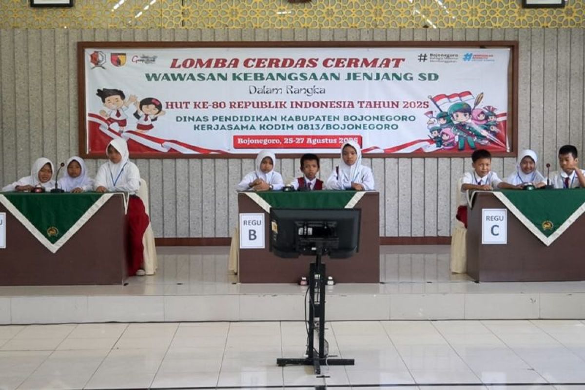 Kodim Bojonegoro tanamkan wawasan kebangsaan pada siswa SD lewat LCC