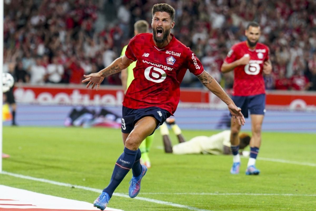 Gol larut Giroud antar Lille tekuk AS Monaco 1-0