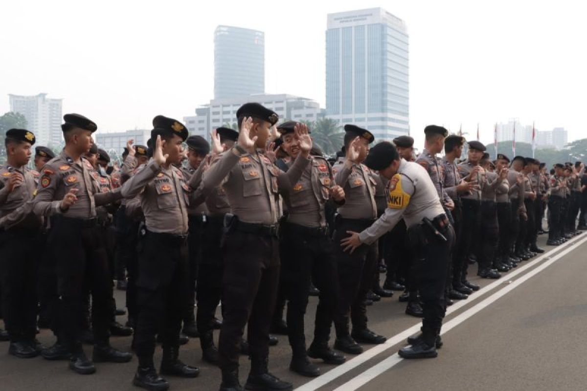 1.250 personel gabungan kawal unjuk rasa di DPR