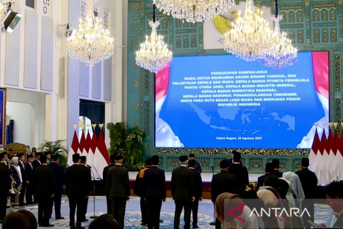 President Prabowo inaugurates new counter-terrorism agency head