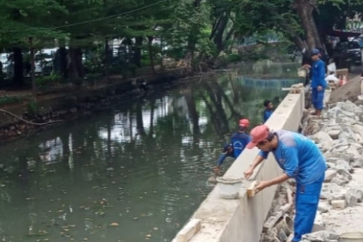 Turap Kali Mati diperbaiki untuk antisipasi banjir