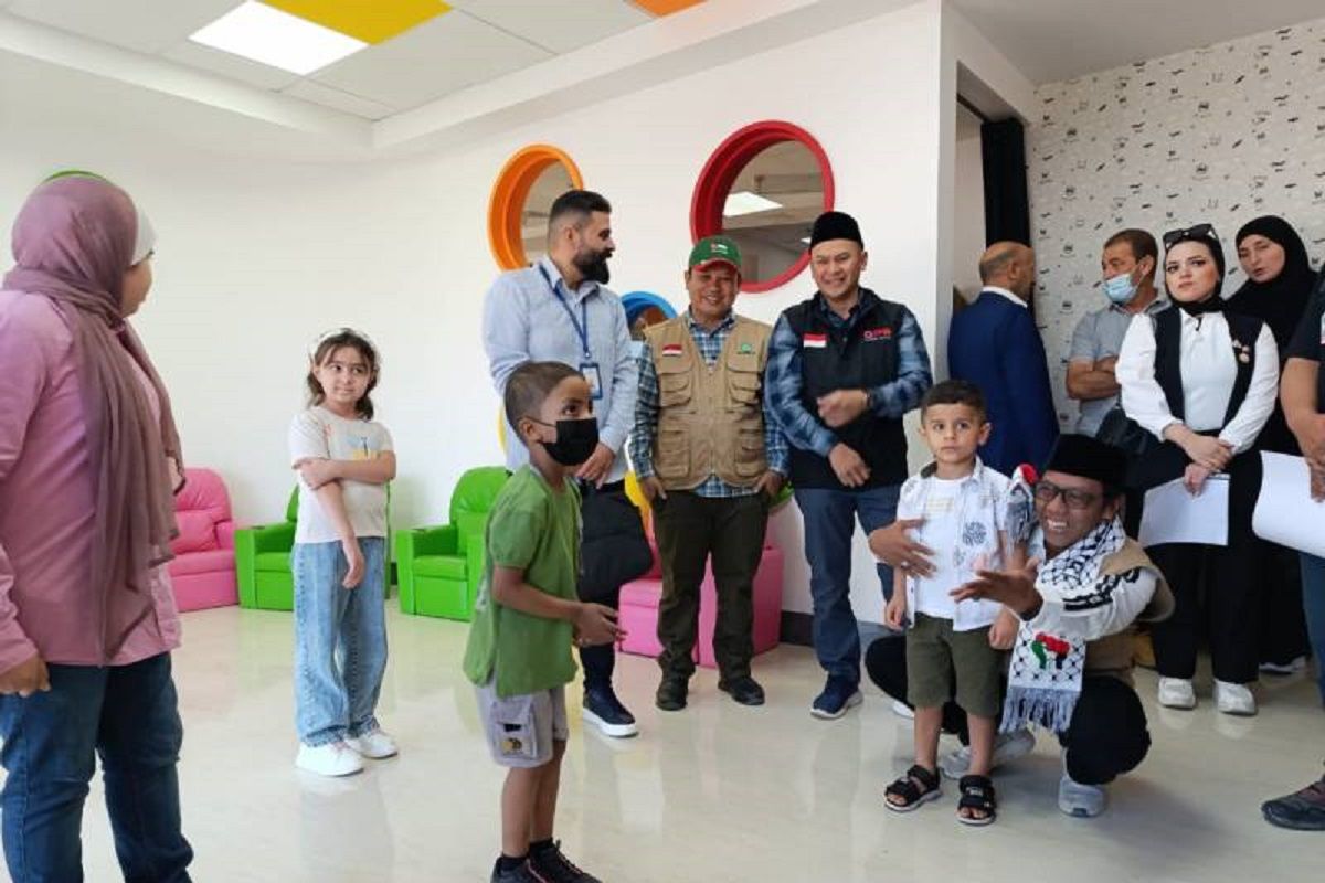 Delegasi Tangerang berikan dukungan ke anak Gaza terdampak konflik
