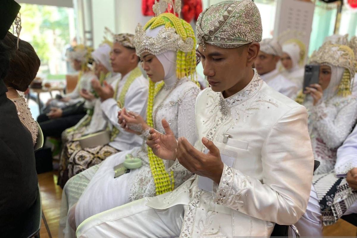 Sah, KDEI Taipei fasilitasi nikah massal 87 pasangan pekerja migran RI