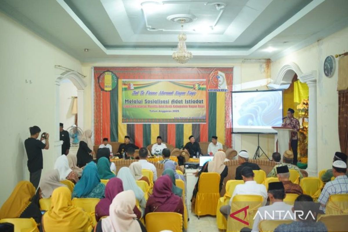 MAA Nagan Raya menggelar sosialisasi adat Aceh bagi masyarakat