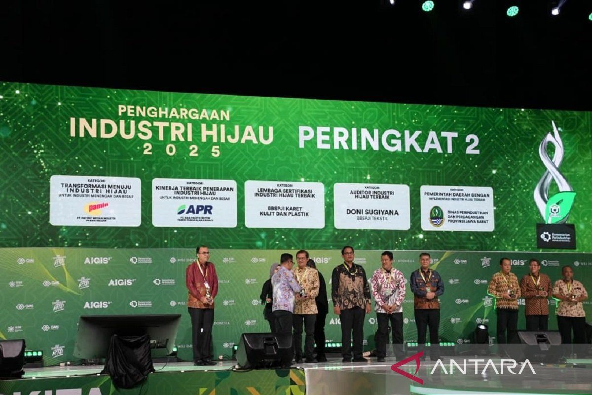 APR Raih Penghargaan Industri Hijau 2025 dari Kemenperin