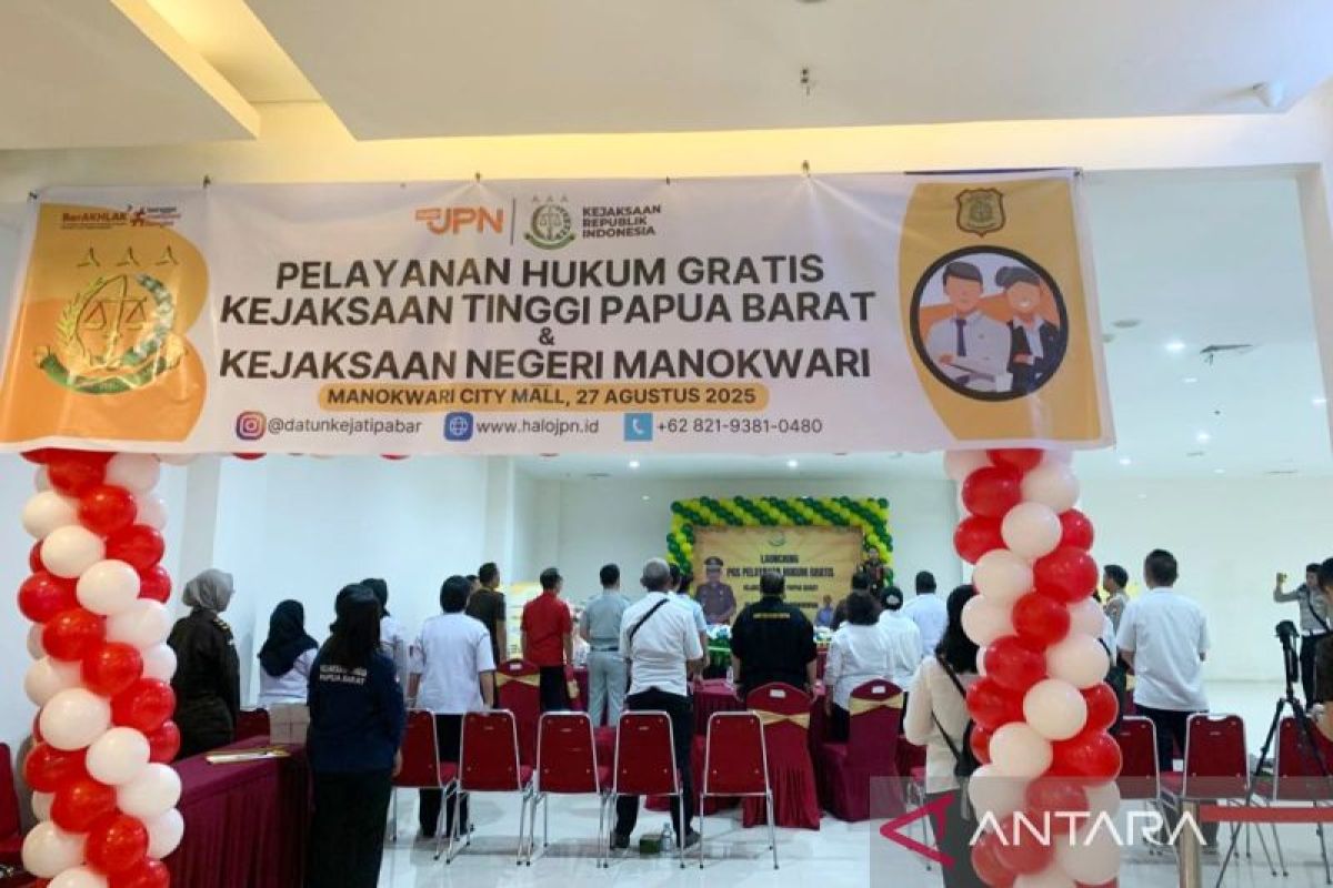 Kejaksaan hadirkan pos pelayanan hukum gratis di Manokwari