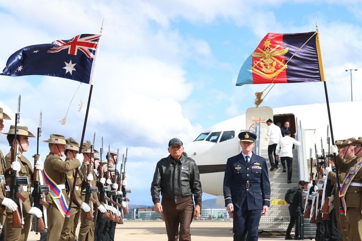 RI Defense Minister visits Canberra to boost bilateral cooperation