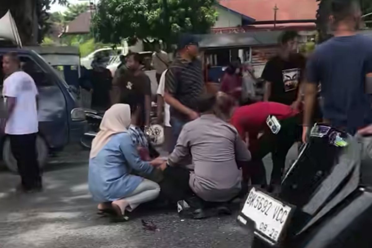 Kanit Lantas Polsek Kualuhhulu ditabrak lari, Polisi amankan truk diduga bawa narkoba
