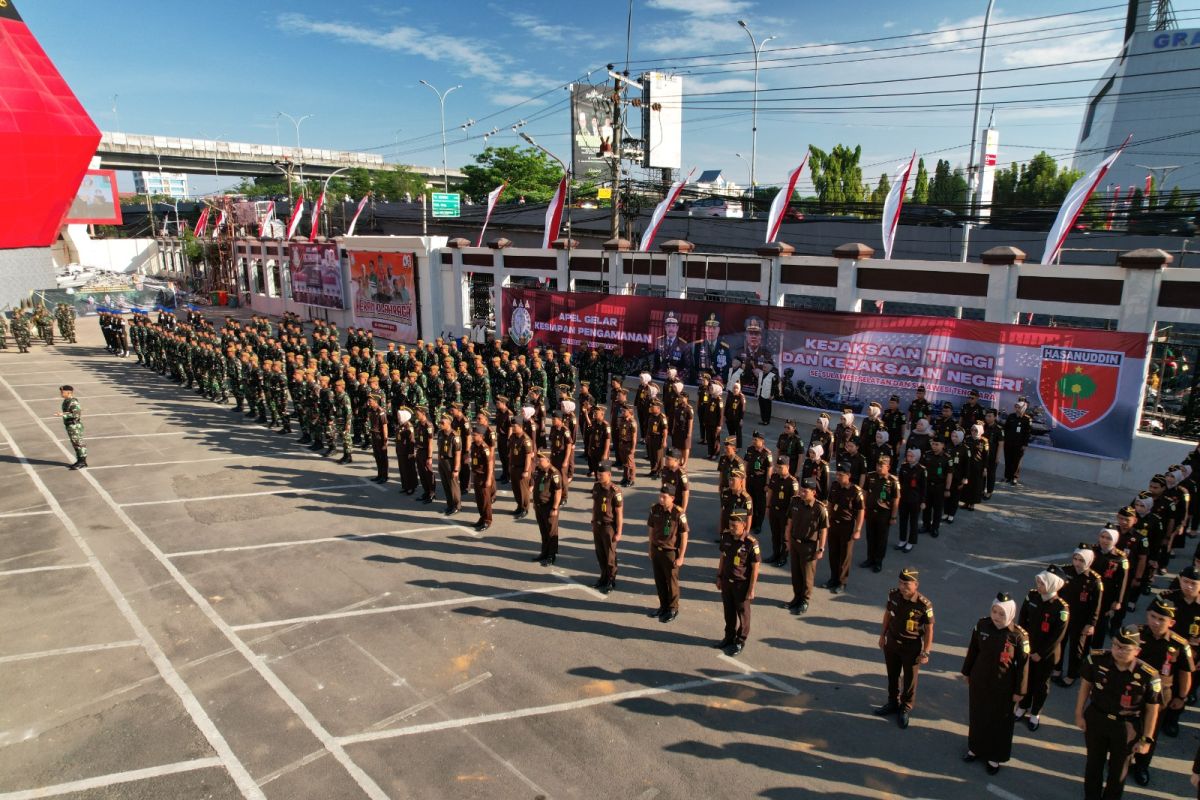 Pasukan TNI mulai bertugas di Kejaksaan di Sulsel