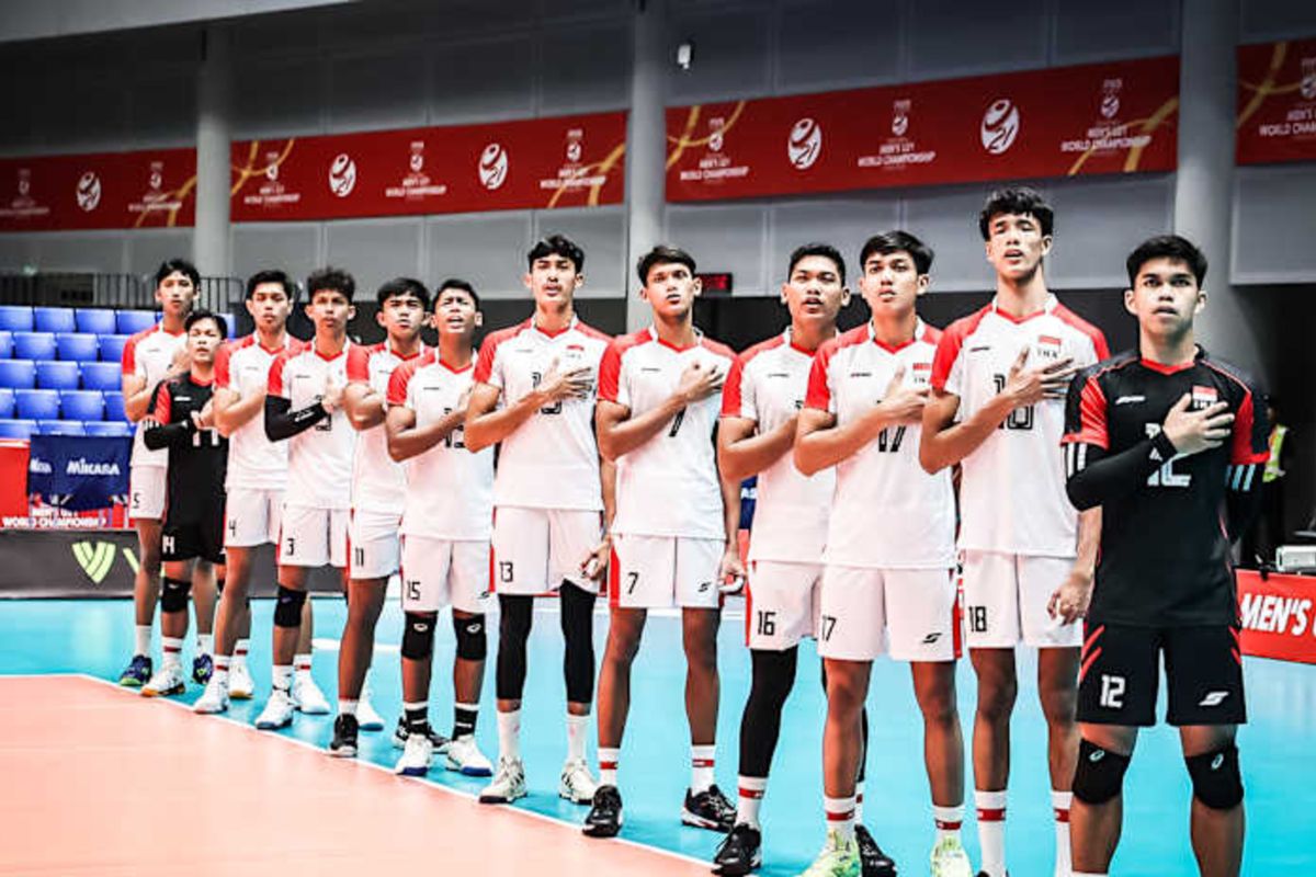 Indonesia tekuk Puerto Rico tiga set langsung pada Kejuaraan Dunia U21