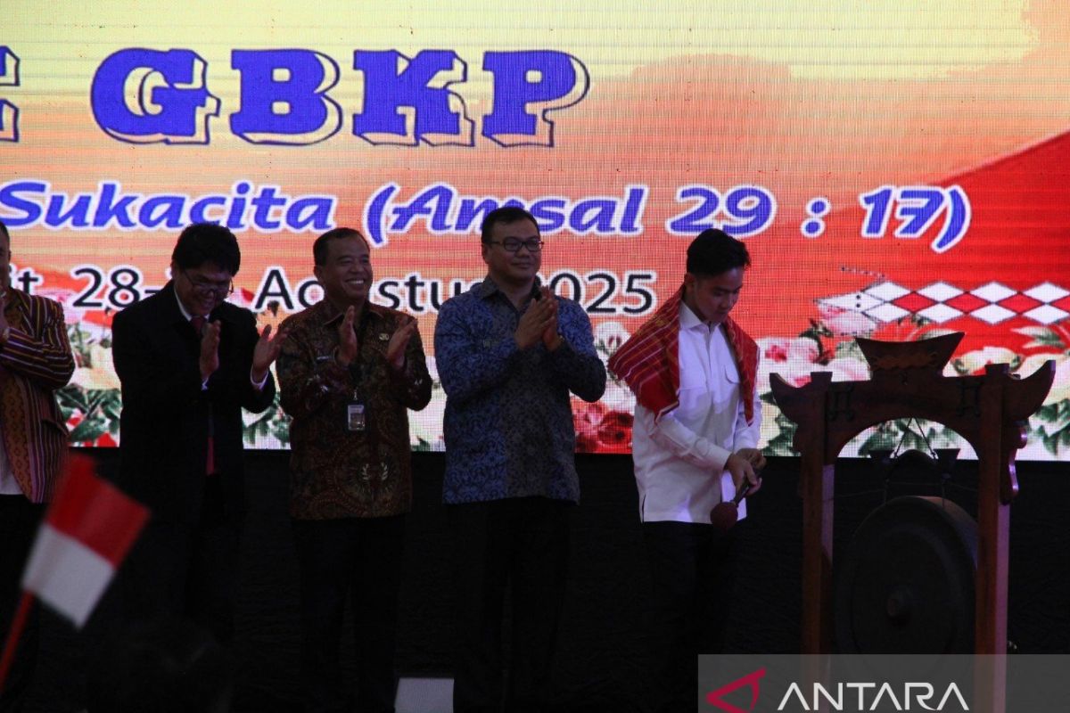 Wapres Gibran Rakabuming buka Musyawarah Pelayanan Mamre GBKP 2025