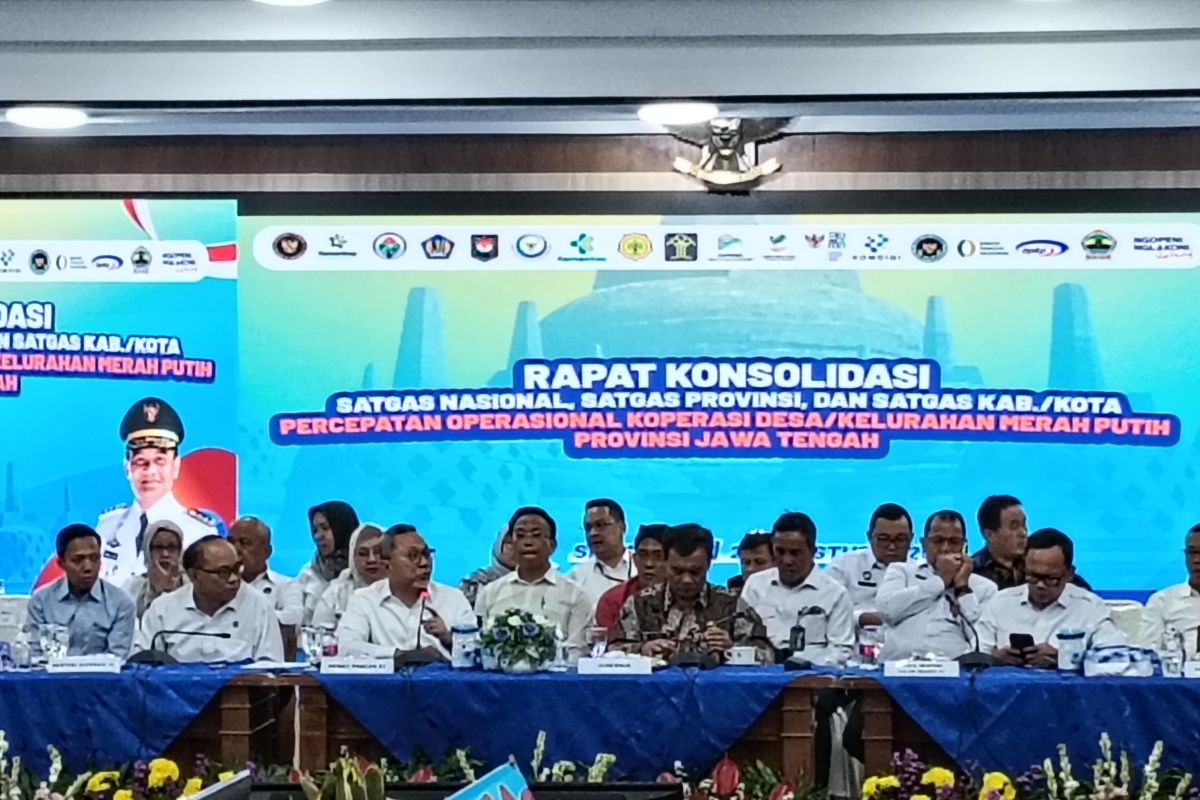 Menko Pangan: Jateng terbanyak operasionalkan Koperasi Merah Putih