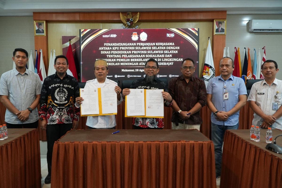 Disdik dan KPU Sulsel tingkatkan pemahaman pemilu bagi siswa SMA