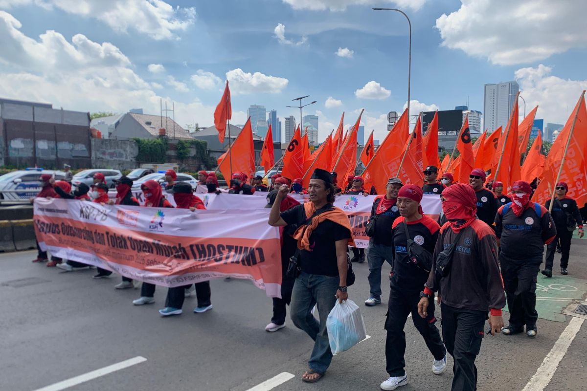 Partai Buruh ajukan enam tuntutan dalam aksi unjuk rasa