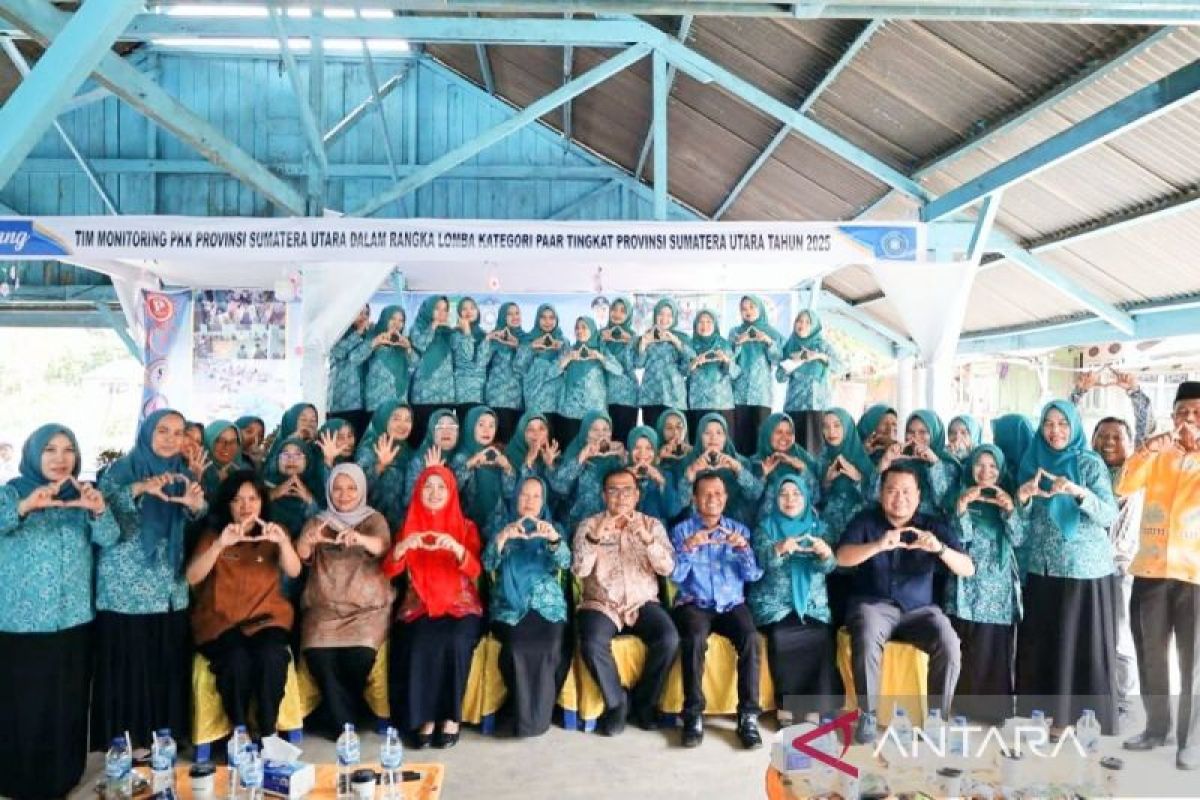 Tim monitoring Provsu kunjungi lima desa binaan PKK di Madina