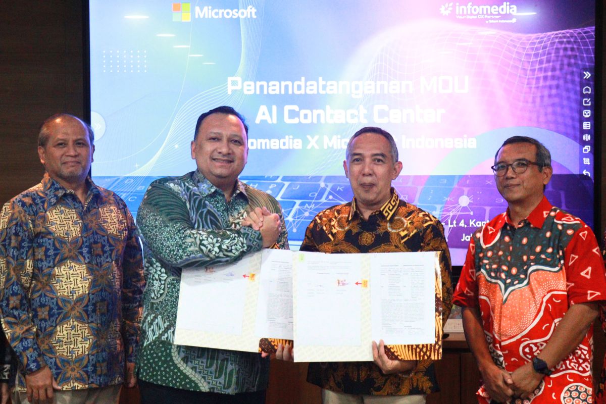Infomedia ajak Microsoft perkuat ekosistem "Contact Center AI"