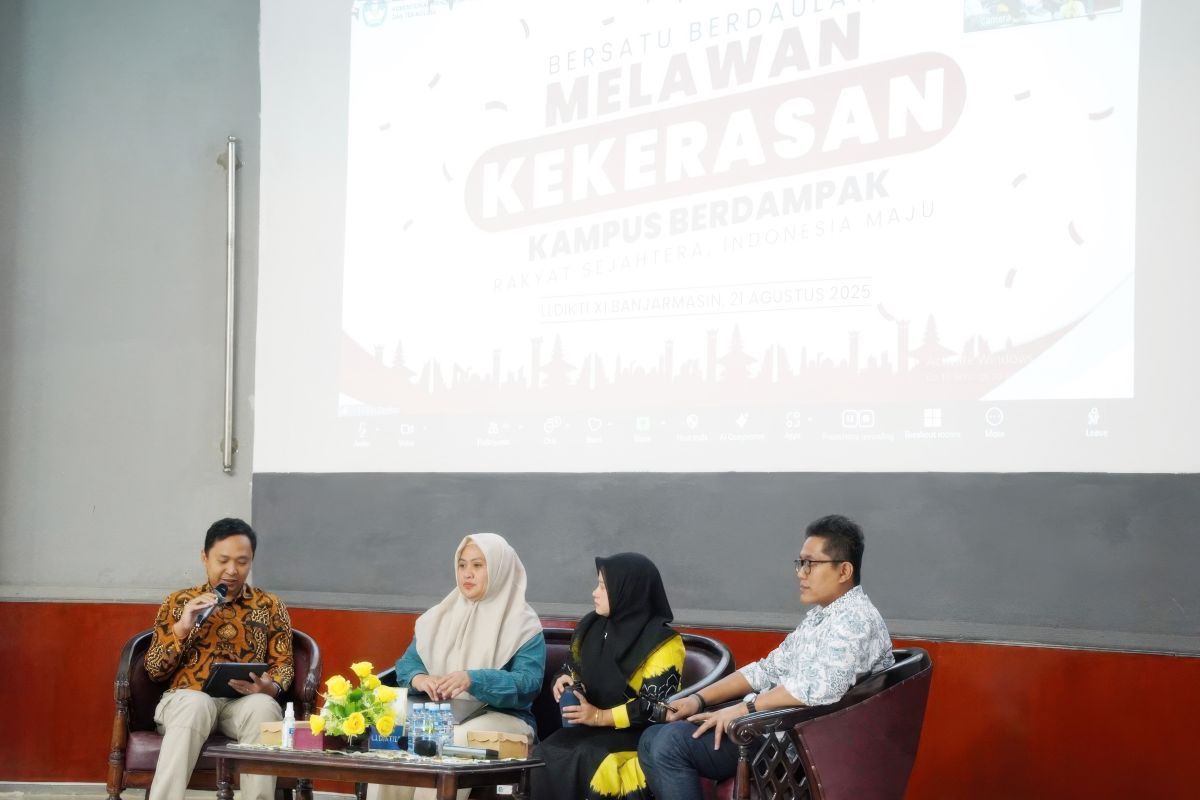 Perguruan tinggi di bawah LLDIKTI XI Kalimantan tegaskan lawan kekerasan