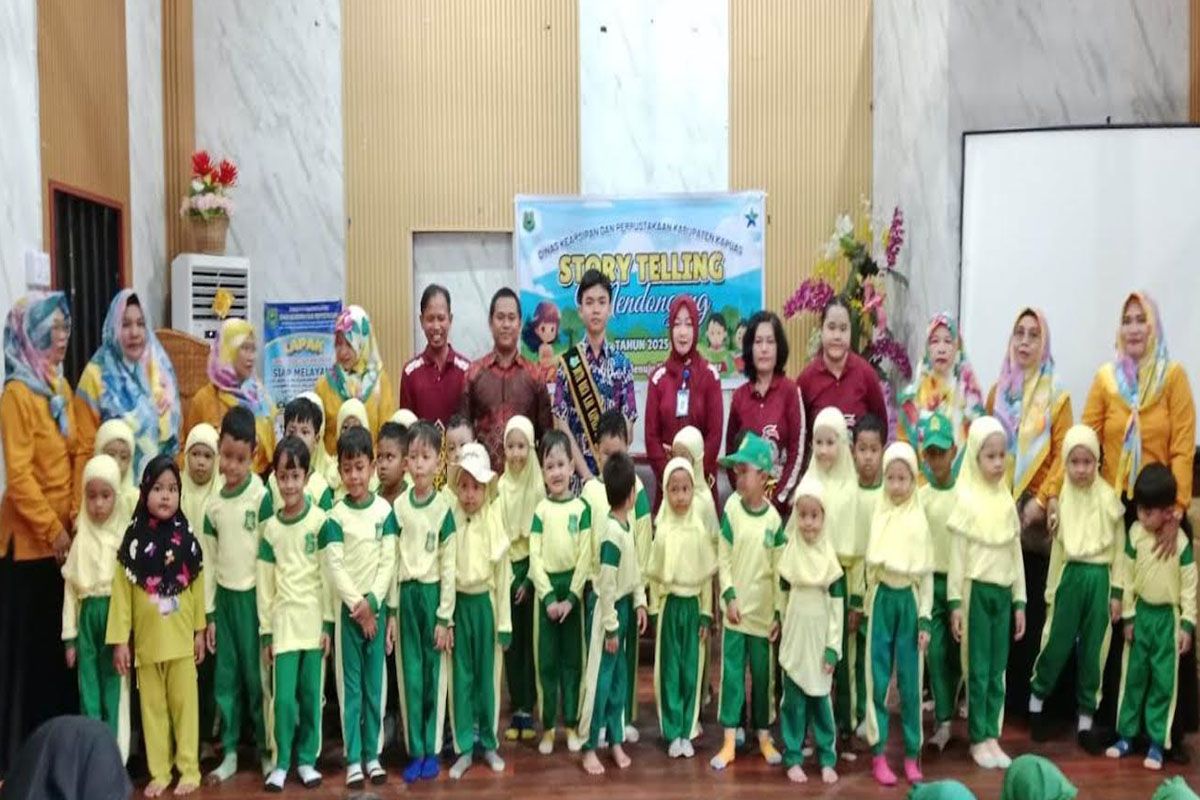Disarpustaka Kapuas gelar storytelling untuk anak TK ABA