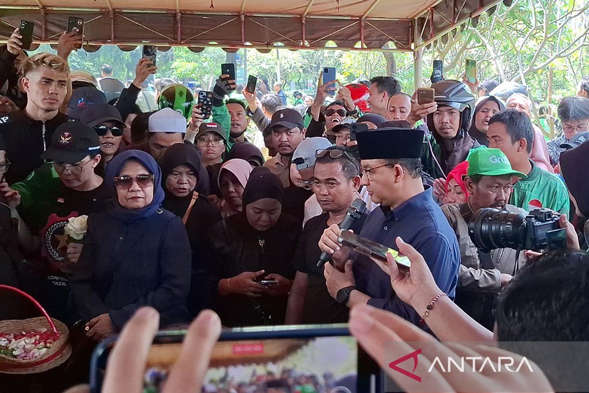 Anies hingga Rieke sampaikan duka atas meninggalnya Affan Kurniawan