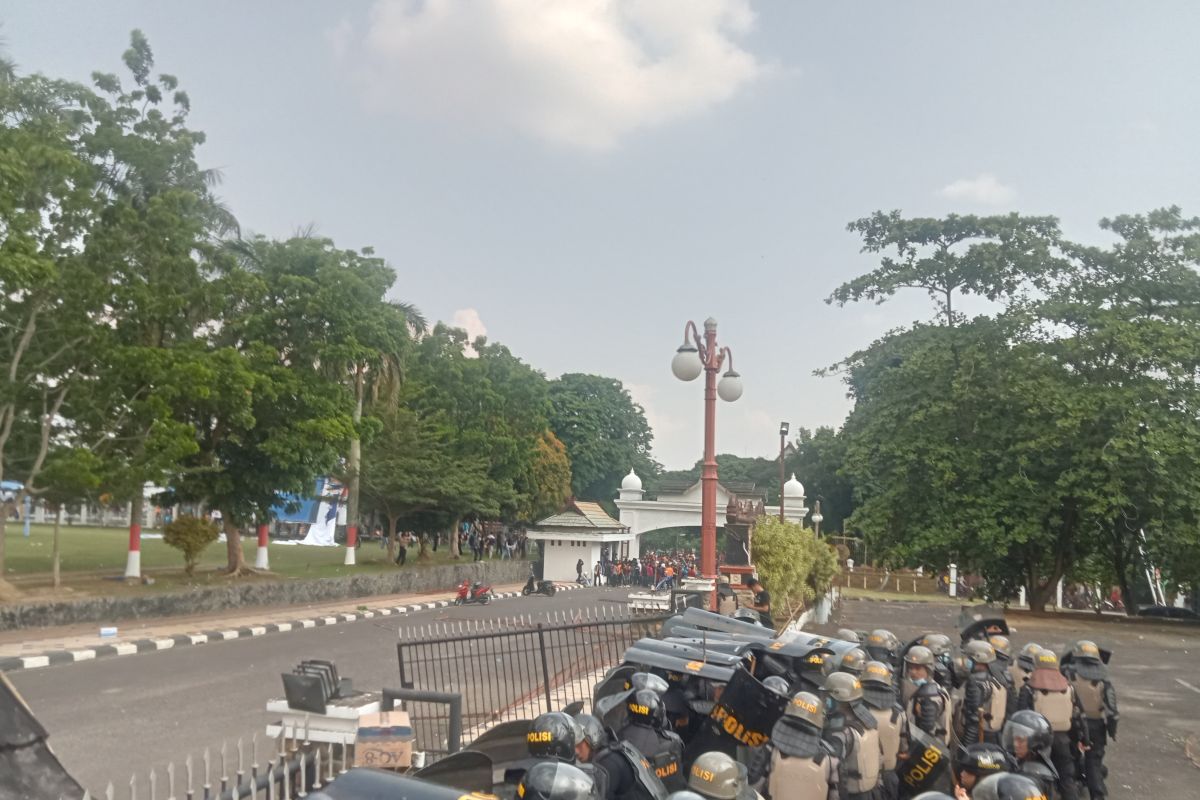 500 personel kepolisian dikerahkan amankan aksi demo di Jambi