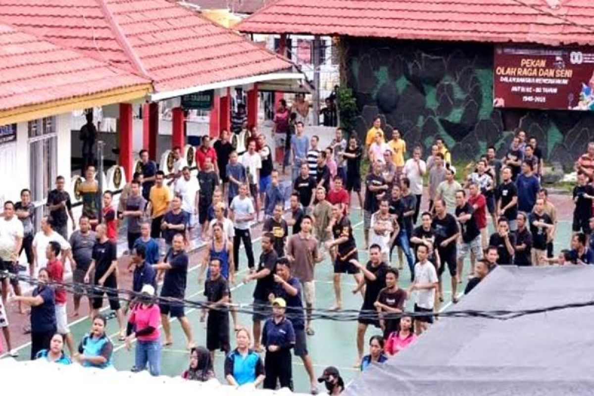 Lapas jadikan olahraga sebagai sarana pembinaan kepribadian