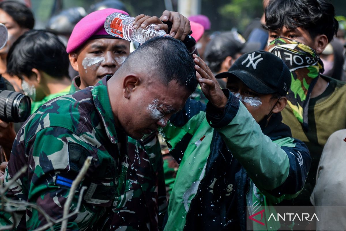 No TNI members arrested during protests, military spokesperson says