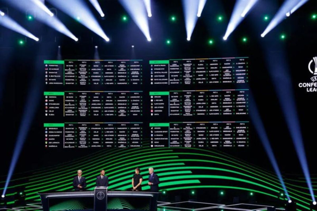 Hasil undian fase liga Liga Conference musim 2025/2026