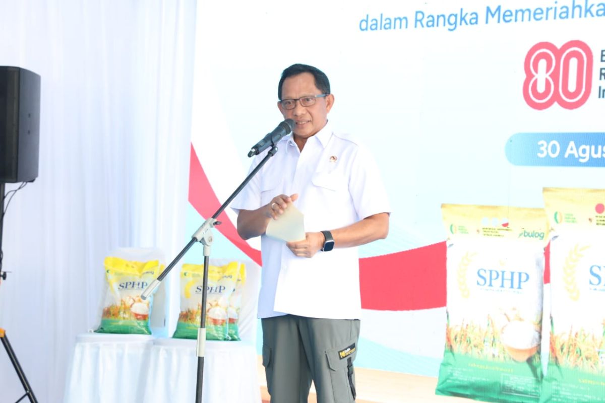 Mendagri: Gerakan pangan murah sukses jaga stabilitas harga beras