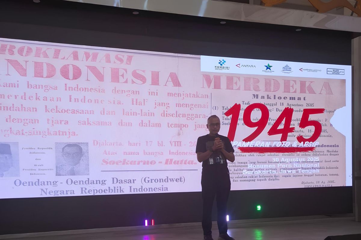 Kilas sejarah kemerdekaan RI dipamerkan di Monumen Pers Nasional