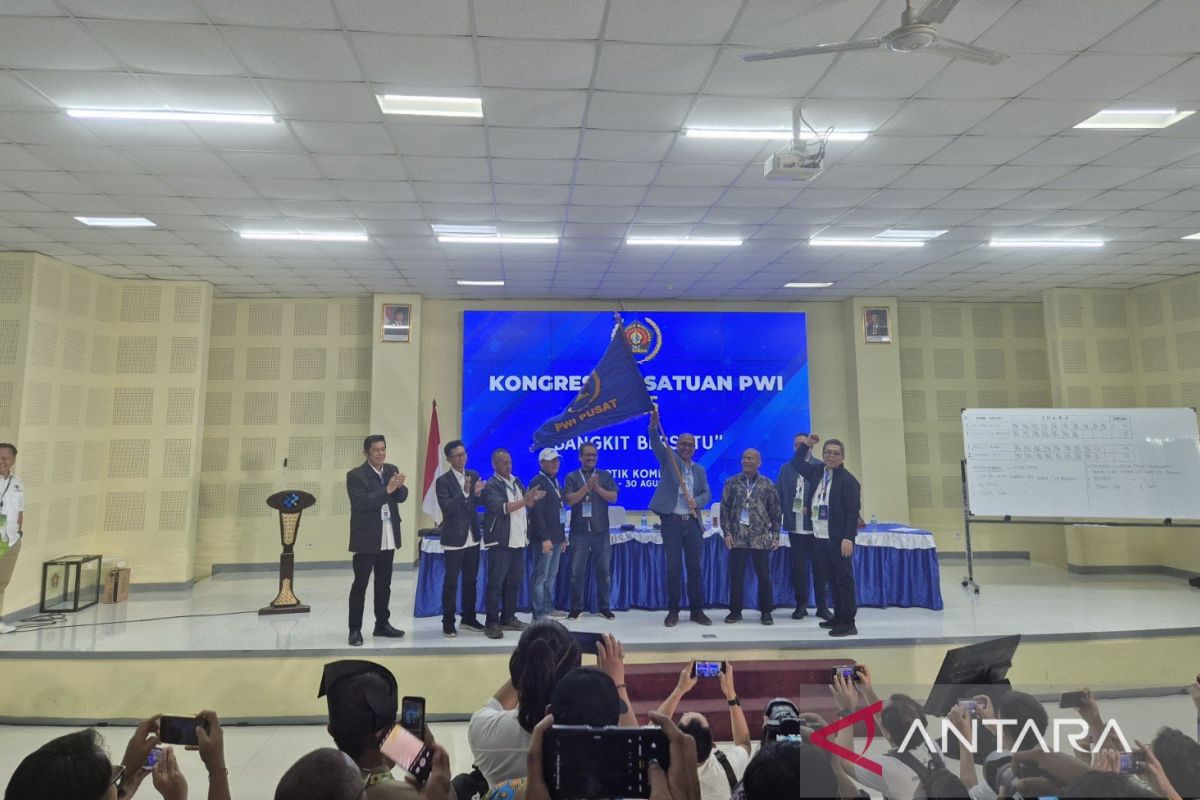 Dirut Antara Akhmad Munir terpilih jadi Ketum PWI Pusat 2025-2030
