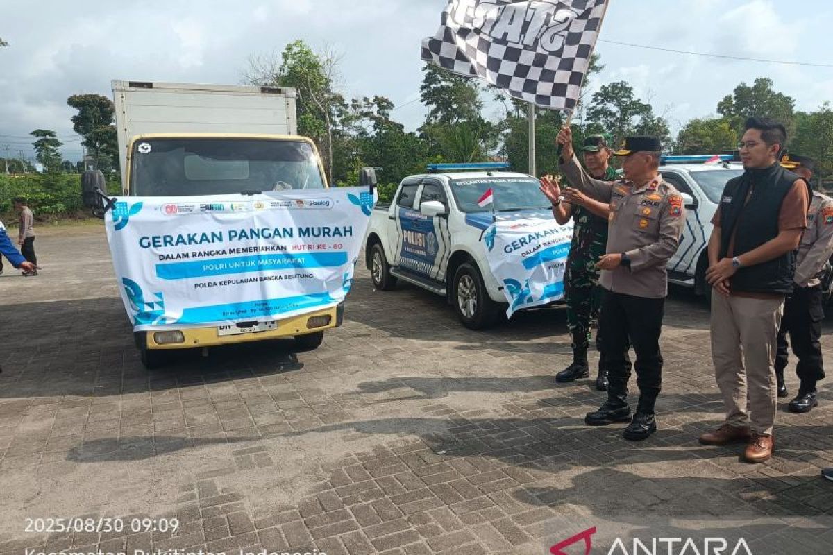 Wakapolda Babel lepas 10 ton beras SPHP untuk gerakan pangan murah