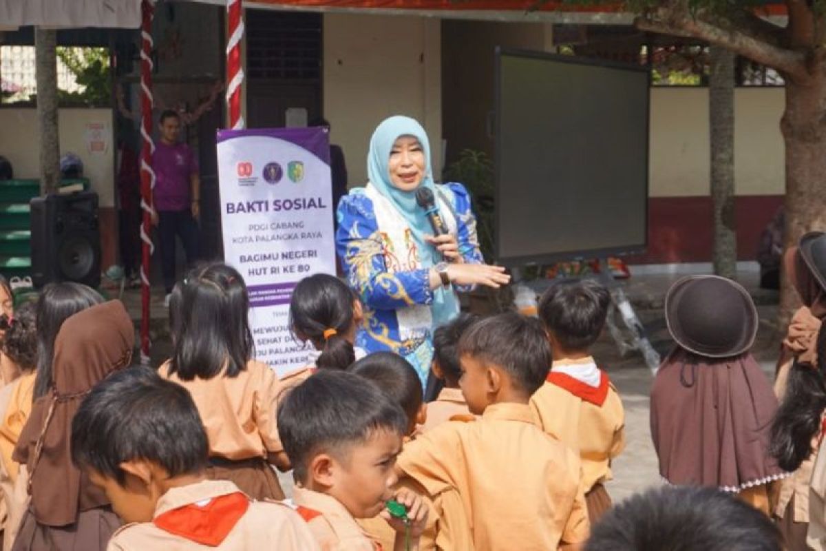 PDGI-TP PKK Palangka Raya kolaborasi peningkatan kesehatan gigi siswa