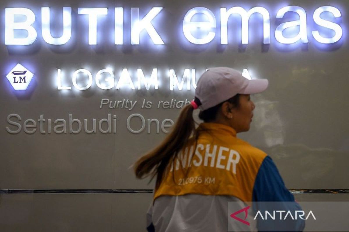 Emas Antam hari ini melonjak lagi ke Rp1,980 juta/gram