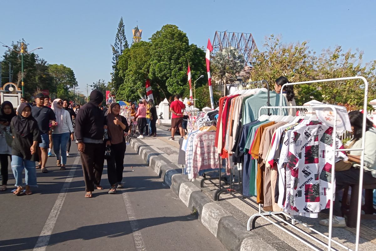 CFD di Udayana Mataram berjalan aman setelah aksi unjuk rasa