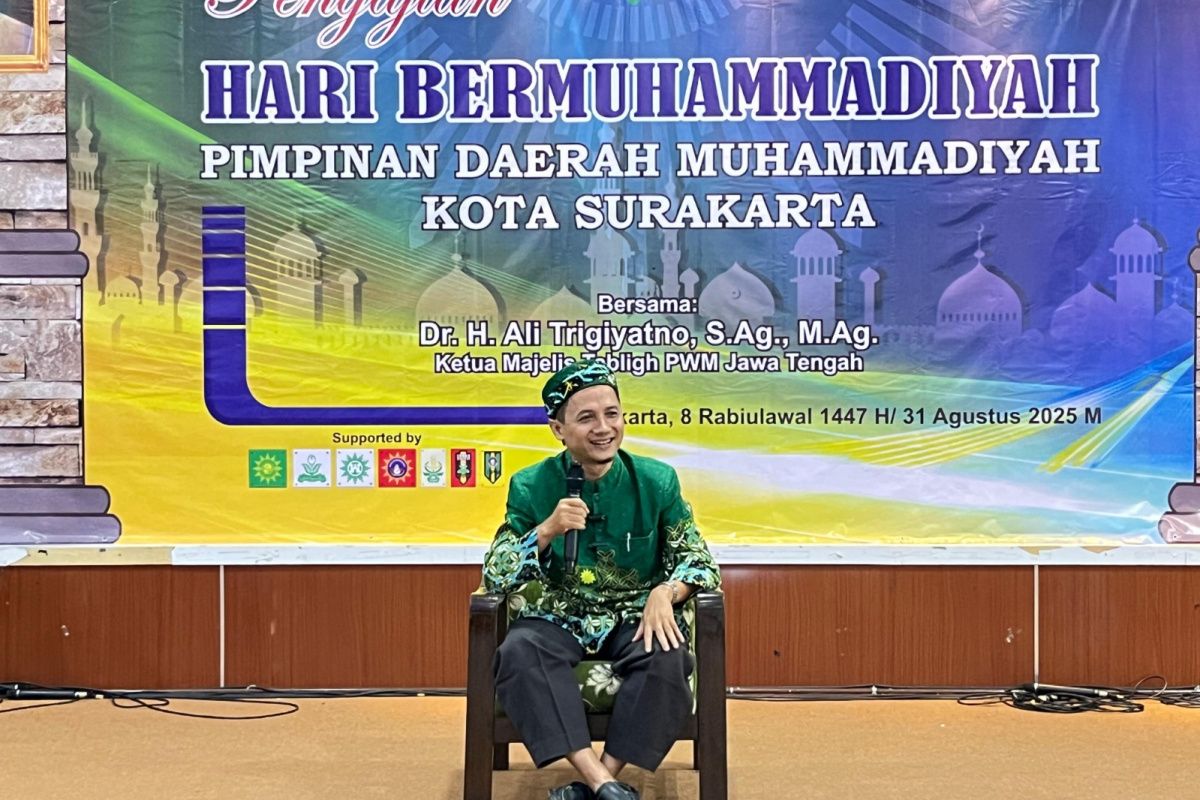 Ustaz Ali Trigiyatno ajak jamaah tebar kebaikan pada hari Bermuhammadiyah