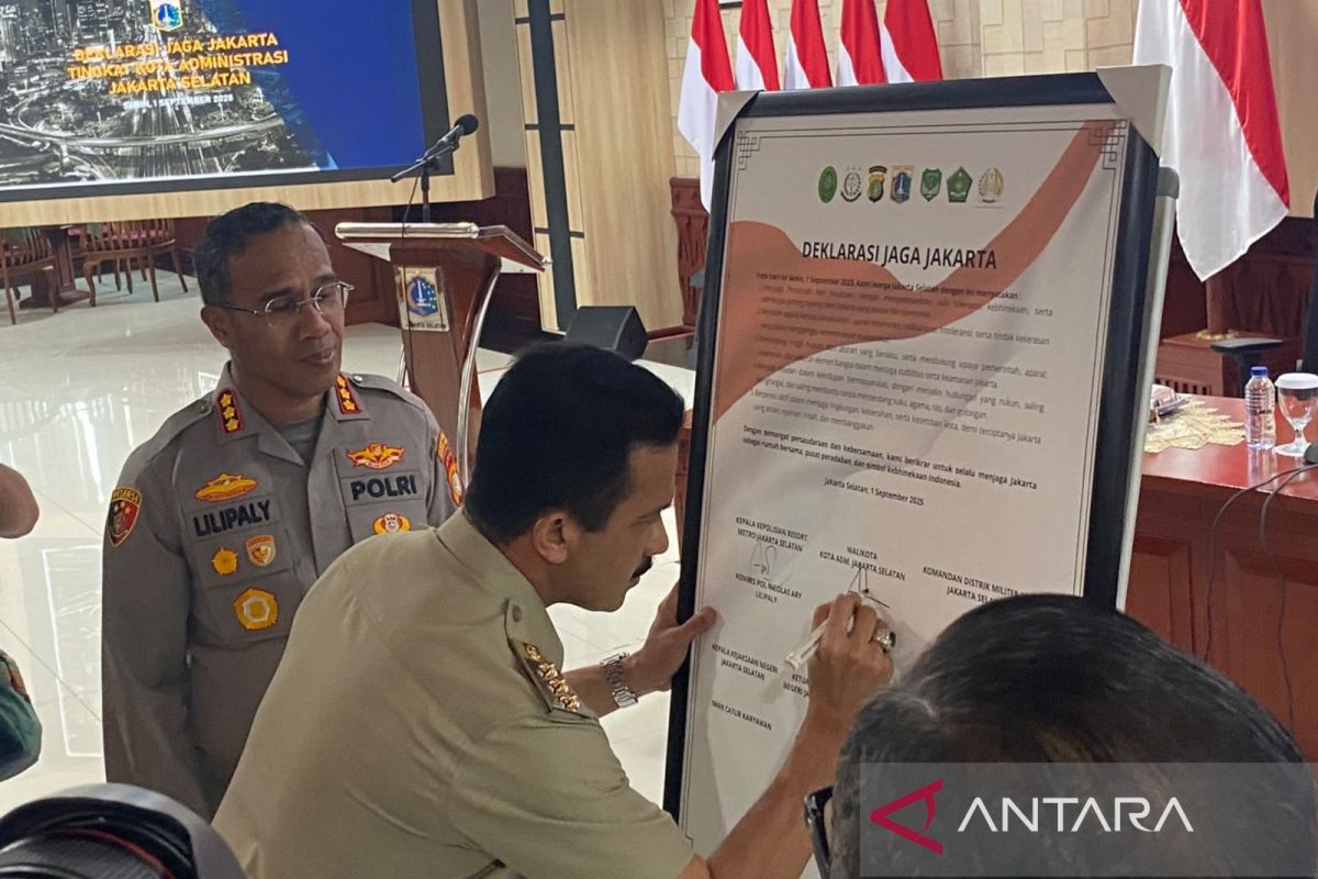 Forkopimko Jaksel-ormas deklarasi "Jaga Jakarta" tingkatkan keamanan