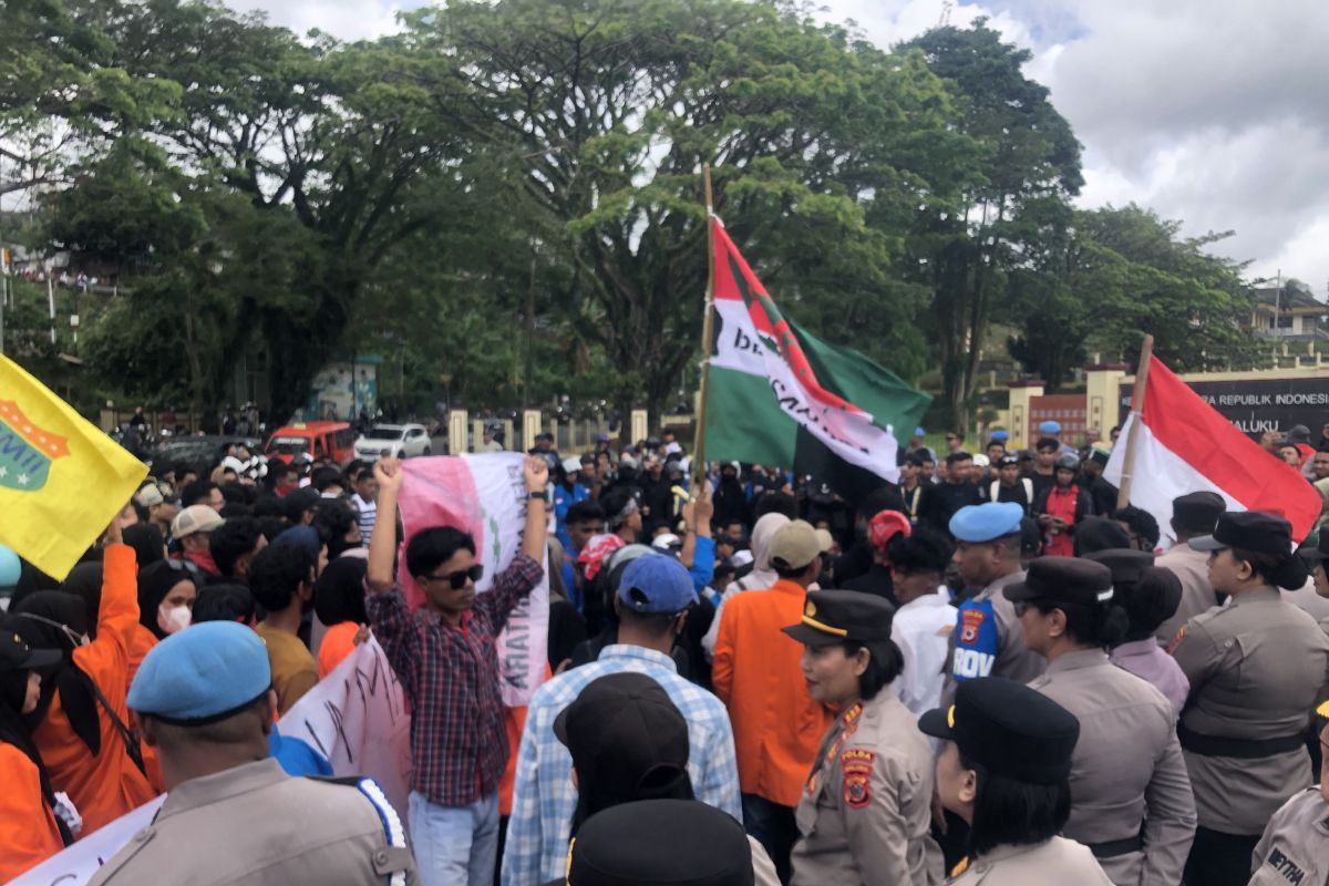 735 personel TNI/Polri disiagakan pada pengamanan aksi demo di Ambon