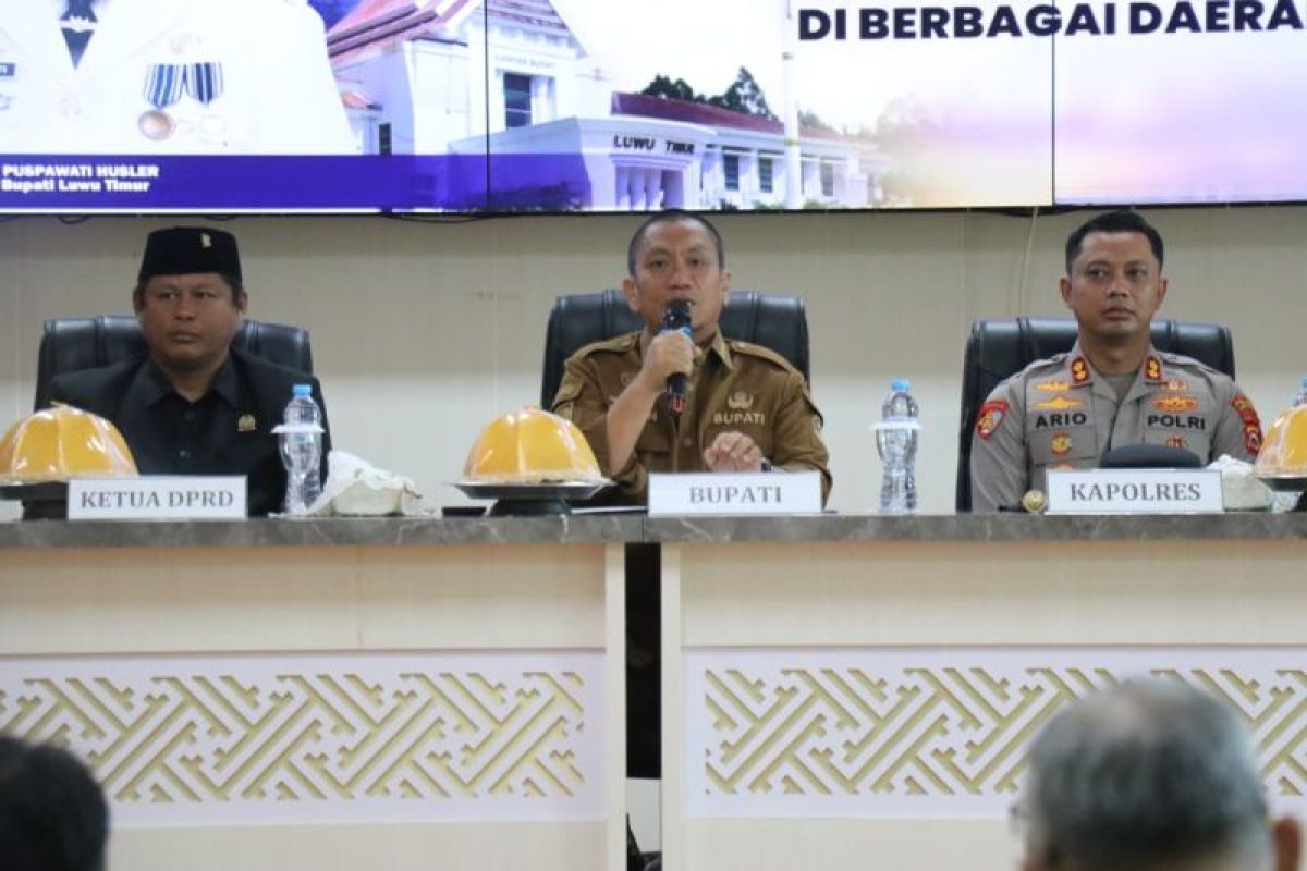Pemkab Lutim perkuat koordinasi antisipasi situasi pasca demonstrasi