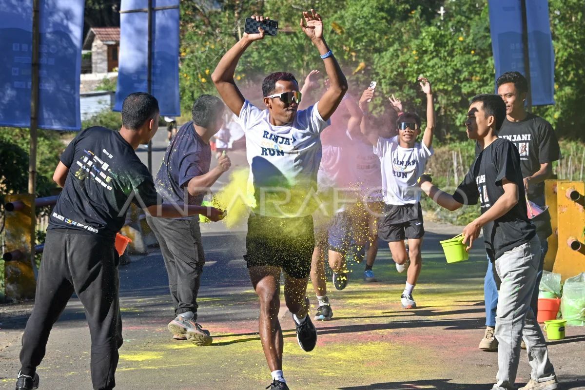 Rinjani Color Run 3 - 2025, Warna baru sport tourism NTB