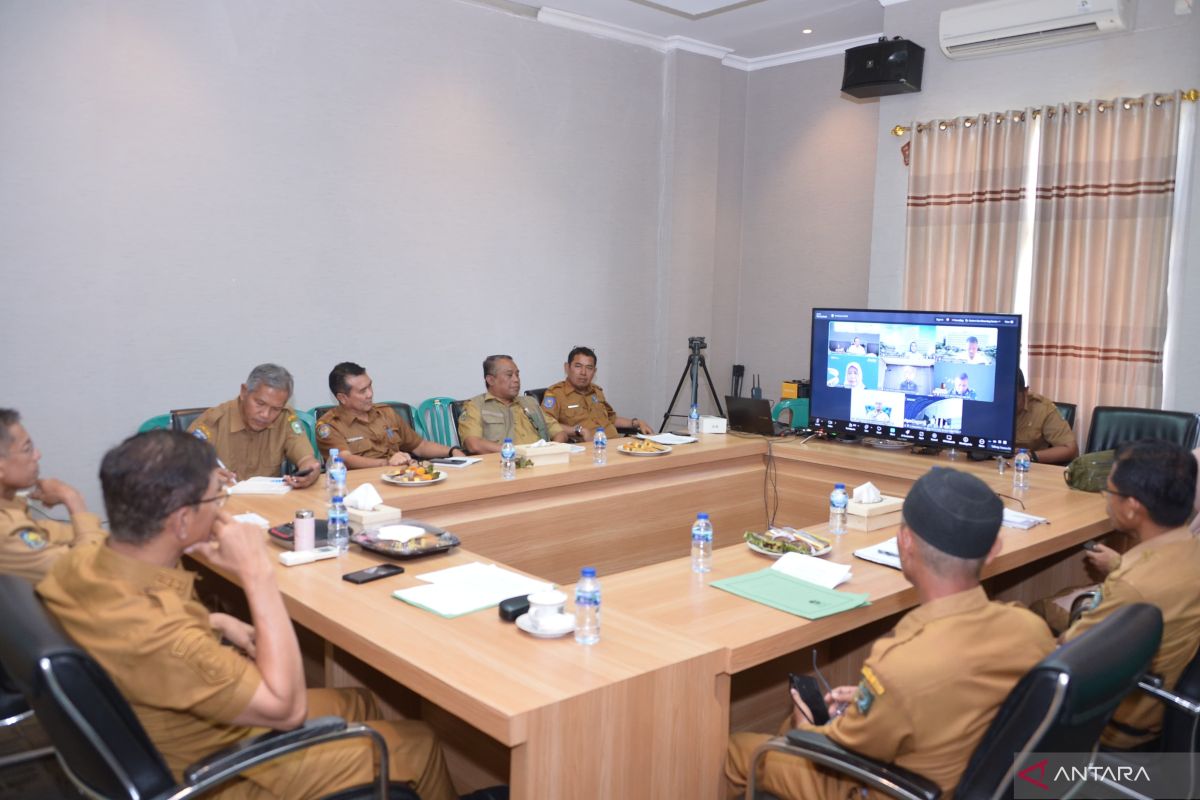 Wakil Bupati Bima hadiri rakor virtual dengan Mendagri bahas pengendalian inflasi