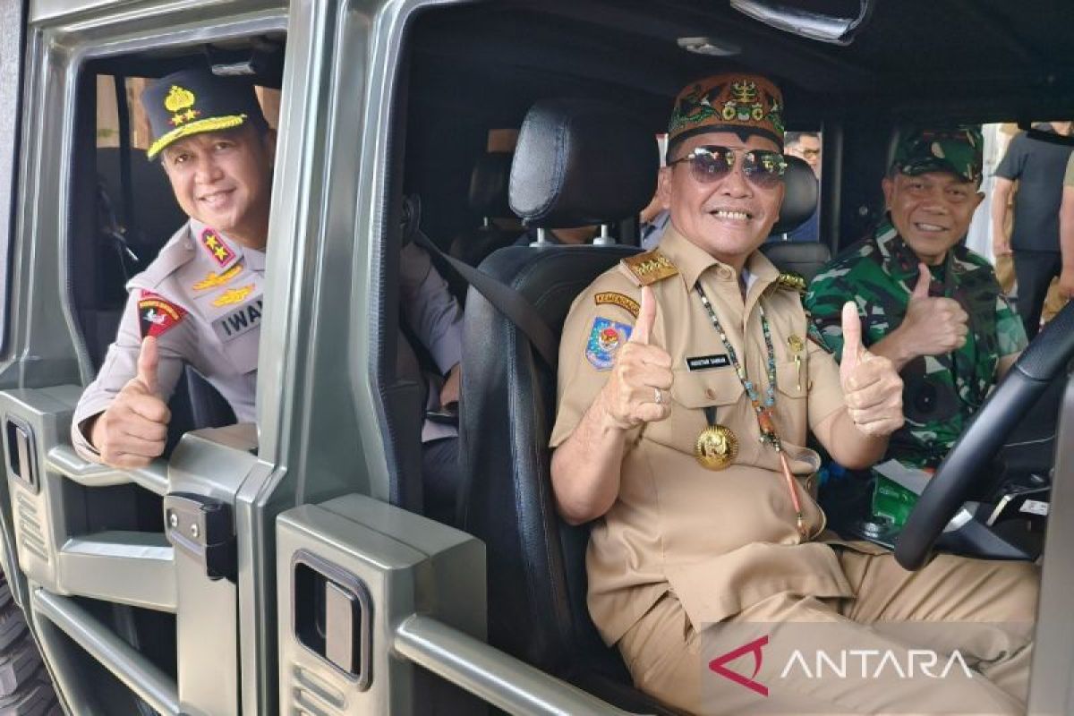 Gubernur Kalteng pimpin patroli bersama jaga kamtibmas tetap kondusif
