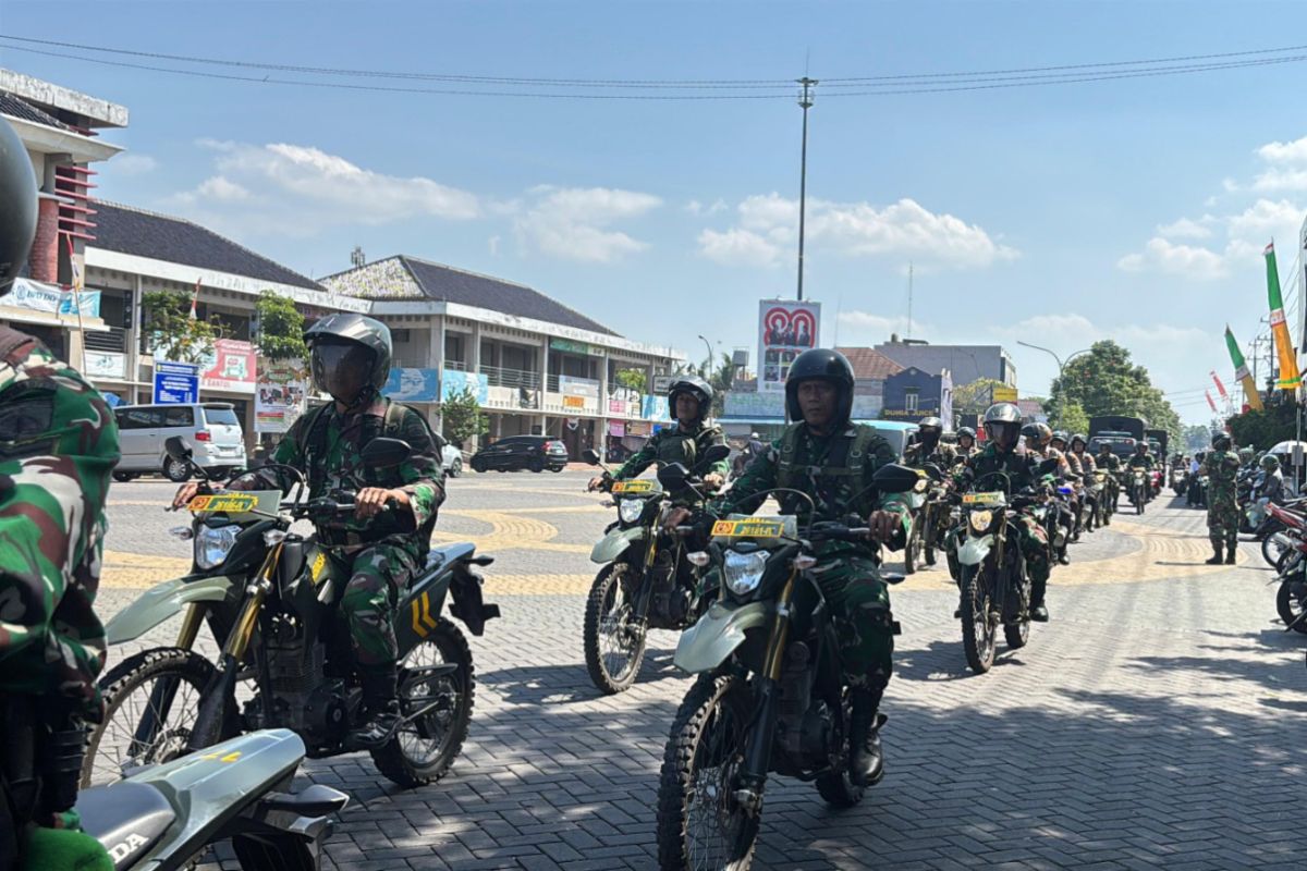 Patroli gabungan TNI-Polri pastikan wilayah Bantul aman dan damai