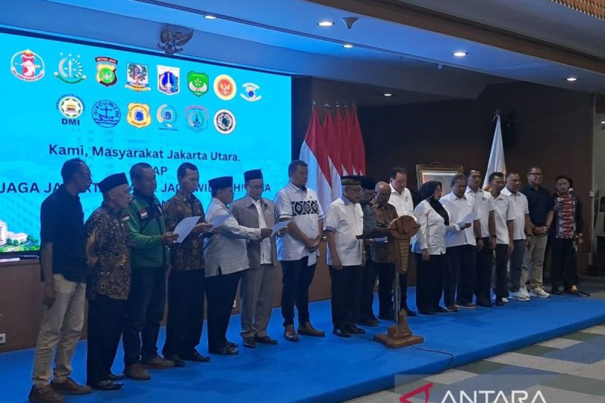 Warga dan tokoh masyarakat Jakut tandatangani deklarasi Jaga Jakarta