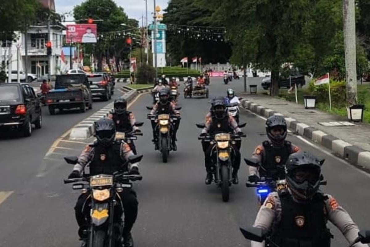Polda Aceh patroli skala besar pastikan situasi kondusif