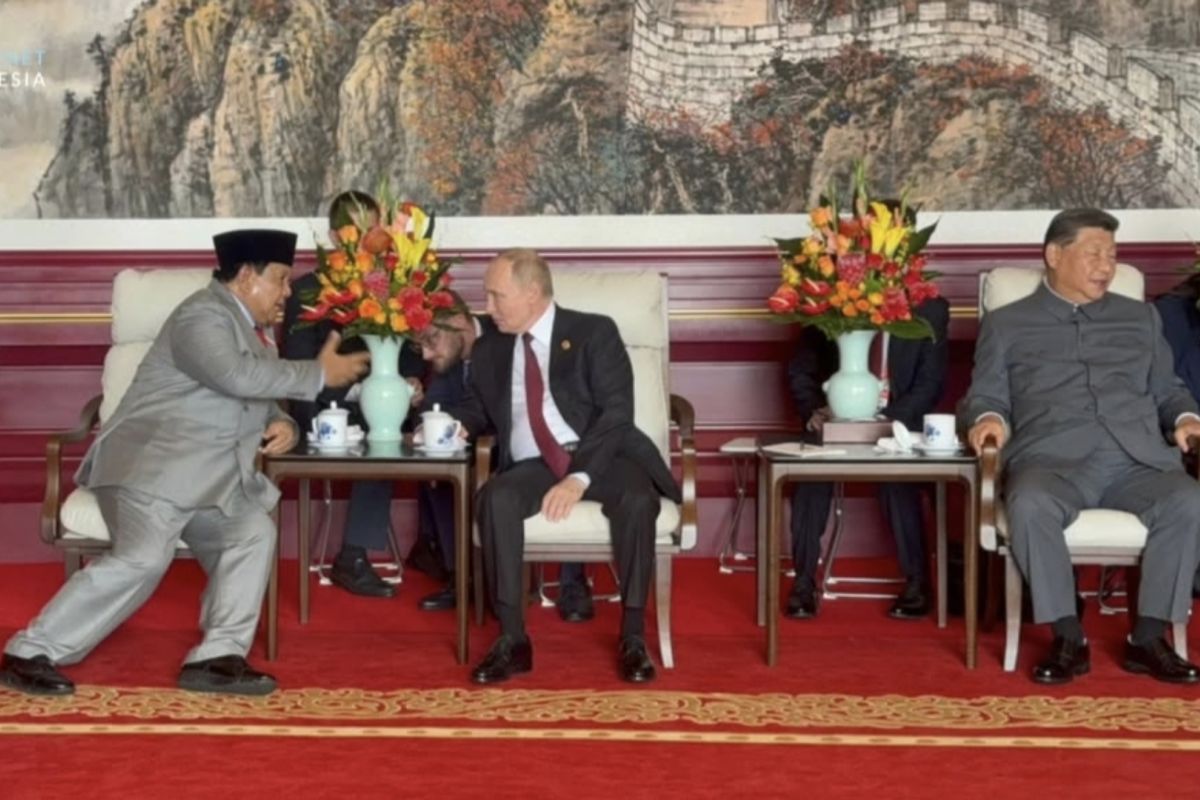 Prabowo holds back-to-back talks with Xi, Putin in Beijing